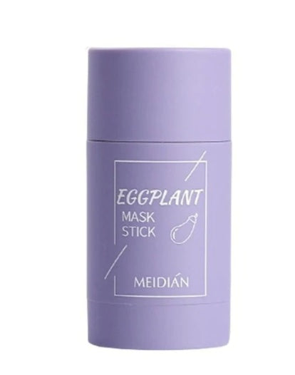 Solid Green Tea and Eggplant Mask - Deep Cleansing and Natural Radiance