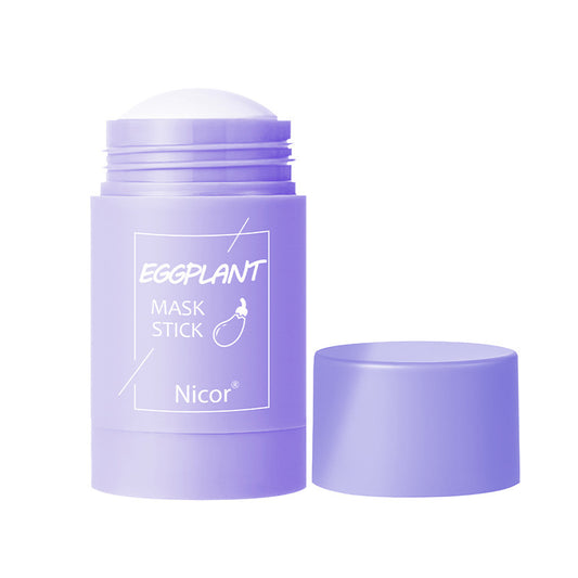 Solid Green Tea and Eggplant Mask - Deep Cleansing and Natural Radiance